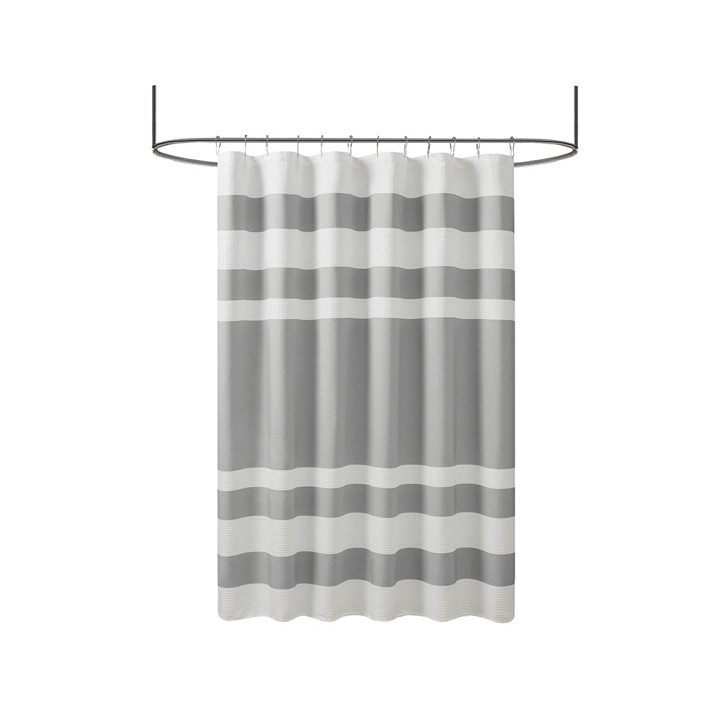 Tall 72X84 Madison Park Spa Waffle Shower Curtain Pieced Solid Microfiber Fabric with 3M Scotchgard Water Repellent Treatment Modern Home Bathroom Decorations Grey Tall 72X84 Madison Park Spa Waffle Shower Curtain Pieced Solid Microfiber Fabric with 3M Scotchgard Water Repellent Treatment Modern Home Bathroom Decorations Grey